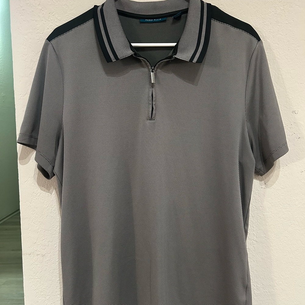 Perry Ellis Charcoal Polo Shirt